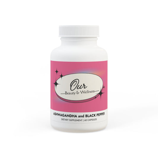 Ashwagandha and Black Pepper Supplement (60 capsules)