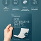 GroundLuxe Eco-friendly Laundry Detergent Sheets