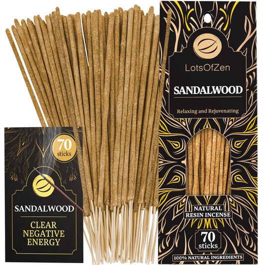 Sandalwood Incense Sticks (70 Pack)