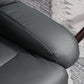 Gray 360 Degree Swivel Massage Recliner Chair With Ottoman